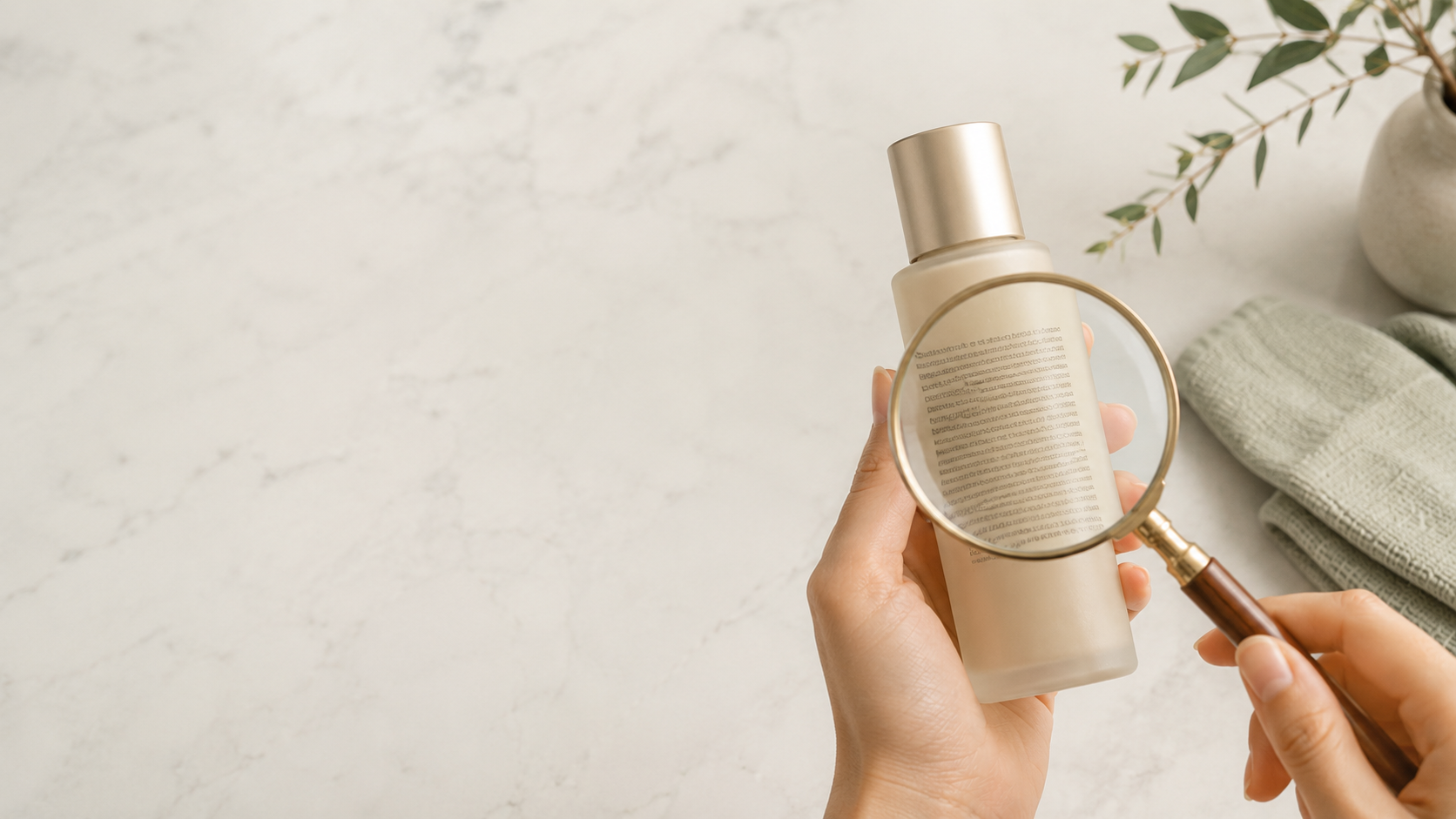 Examining a product's ingredient list